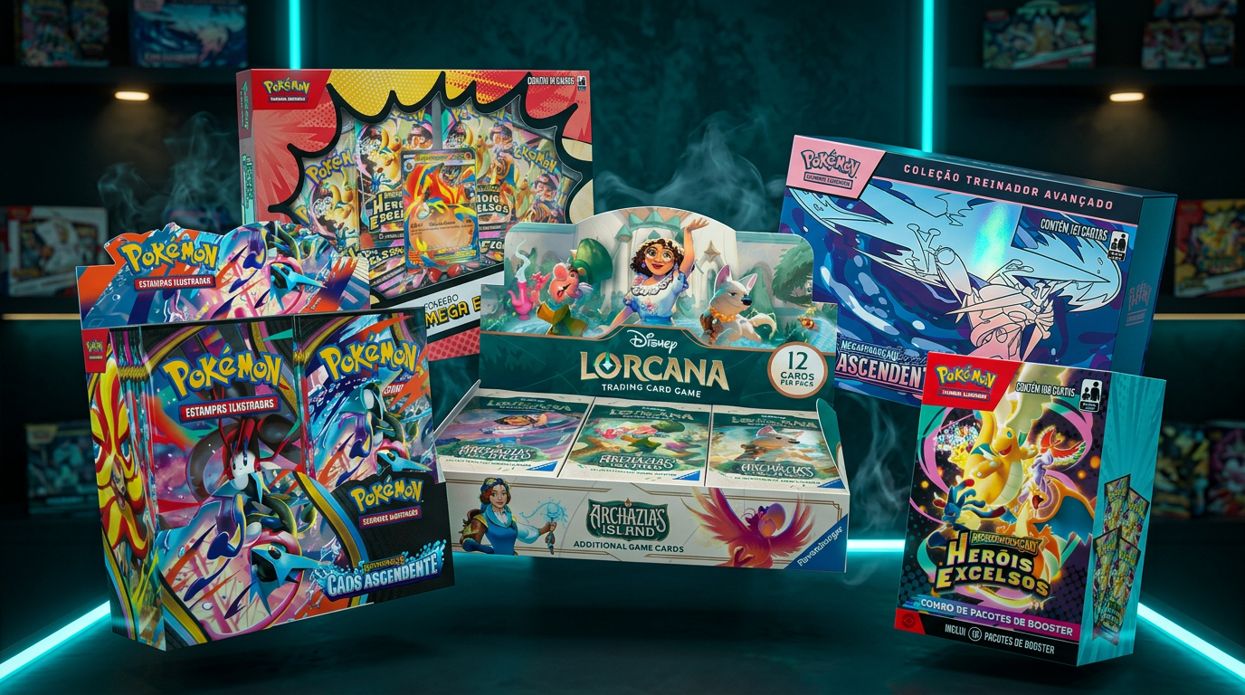 Coleção de cartas TCG na ELKUBO: Pokémon, Magic, Yu-Gi-Oh!, One Piece, Lorcana, Digimon
